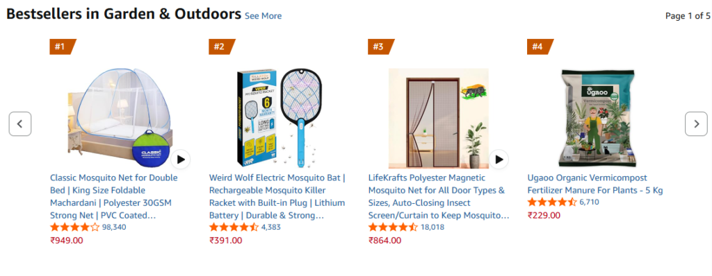 Amazon Bestsellers in Garden