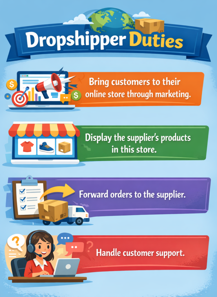 Dropshipper Duties
