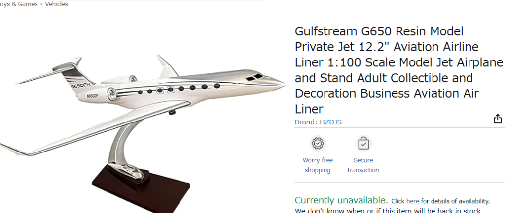 Gulfstream G650 Private Jet