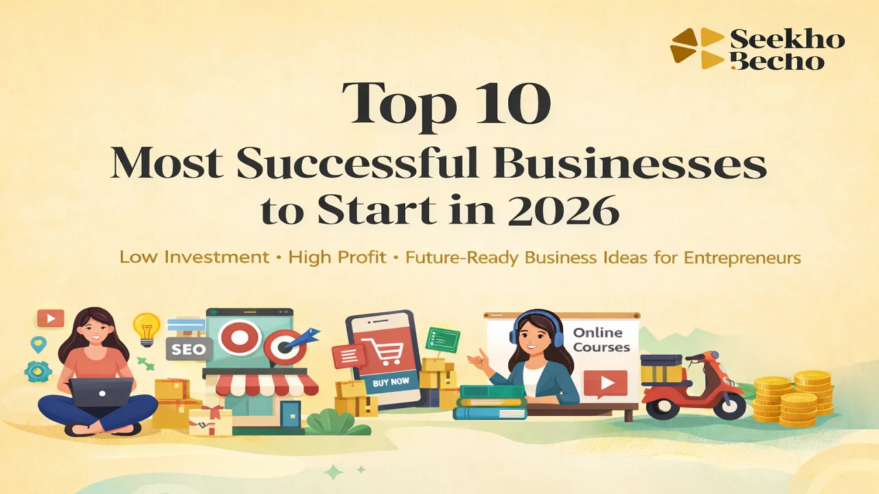 Read more about the article Top 10 Most Successful Businesses to Start in 2026 with Low Investment